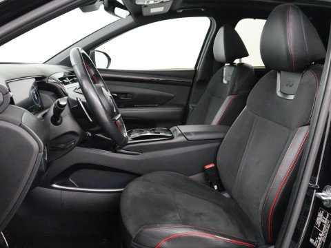 Hyundai Tucson 1.6 T-GDI PHEV N Line Sky 4WD | Panoramadak | Stoelverwarming | Leder/Alcantara | Camera | Adaptive cruise | Carplay | Full LED | Stuurverwarming | Keyless | Plug In