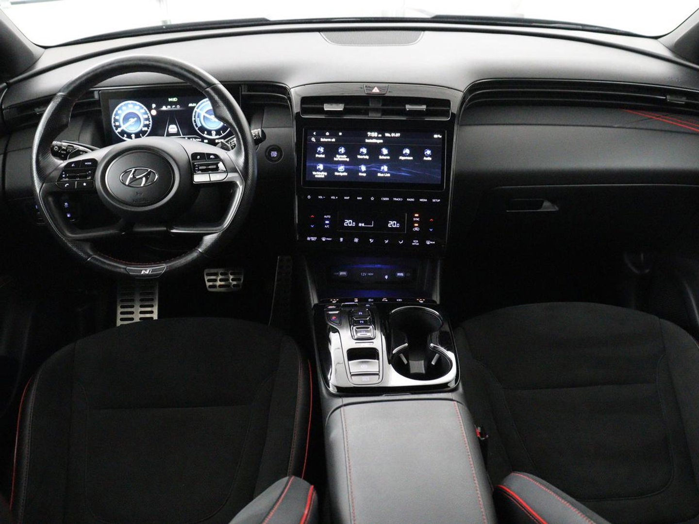 Hyundai Tucson 1.6 T-GDI PHEV N Line Sky 4WD | Panoramadak | Stoelverwarming | Leder/Alcantara | Camera | Adaptive cruise | Carplay | Full LED | Stuurverwarming | Keyless | Plug In