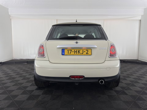 MINI 3-deurs 1.6 Cooper Pepper *LEATHER-FABRIC | COMFORTSEATS | ECC | CHROME-PACK | RADIO-CD | 17''ALU*