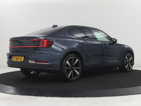 Polestar 2 Long Range Dual Motor Launch Edition 78kWh SOH 91,9% | Panoramadak | 360 Camera | Carplay | Navigatie | Adaptive Cruise | Harman Kardon | Stoel & Stuurwiel verwarming