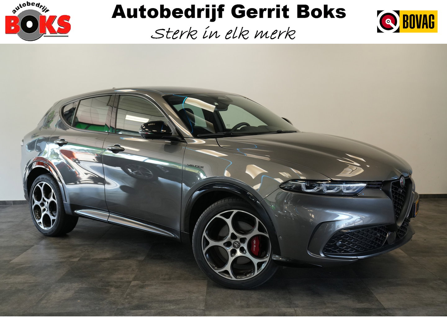 Alfa Romeo Tonale 1.5T Hybrid Veloce Schakelpaddles Draadloze Lader Stoelventilatie 24 Maanden garantie* (Vraag naar de voorwaarden)