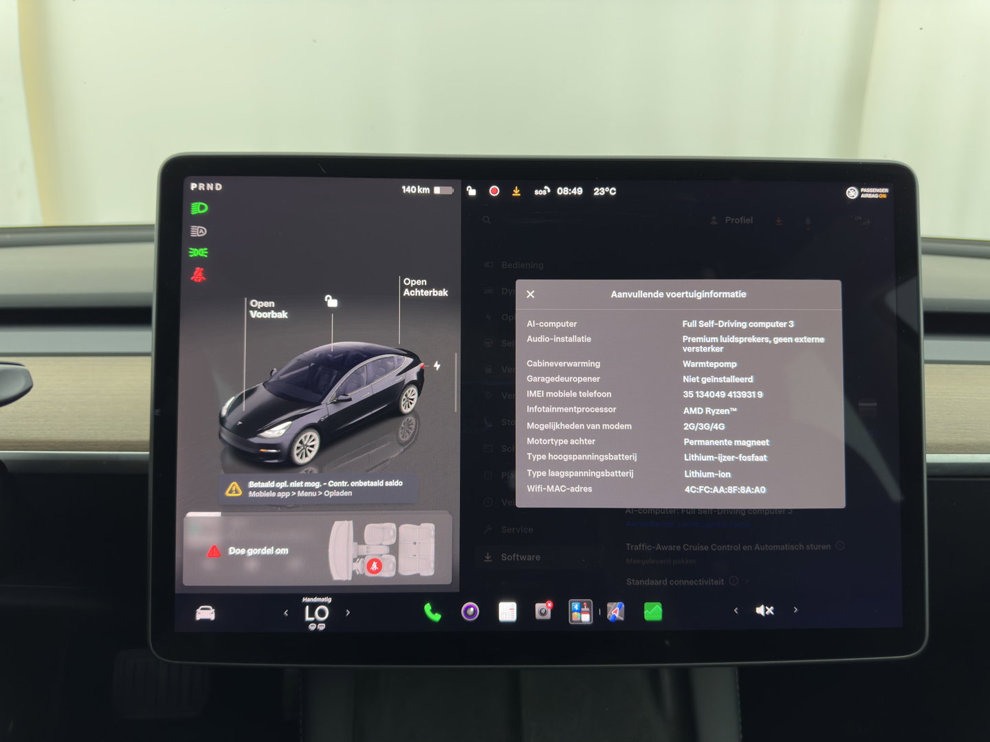 Tesla Model 3 Standard RWD Plus 60 kWh [3-Fase-11kW] {SoH-90%} (INCL-BTW) Aut. *PANO | AUTOPILOT | LEATHER | KEYLESS | FULL-LED | MEMORY-PACK | TOPVIEW | DAB | CARPLAY | DIGI-COCKPIT | LANE-ASSIST | HEATED- COMFORTSEATS | 19"ALU*