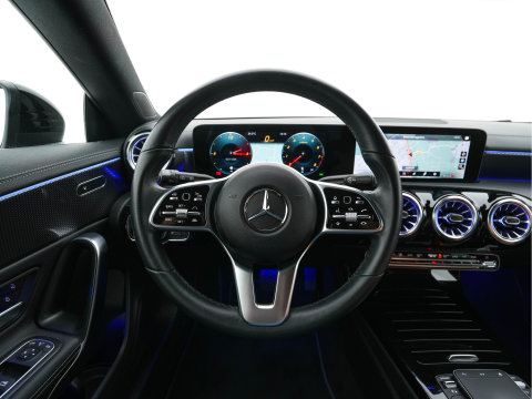 Mercedes-Benz CLA-Klasse Shooting Brake 200 Luxury Line (INCL.BTW) Aut. *ADAPTIVE-CRUISE | LEATHER | FULL-LED | HEATED-COMFORTSEATS | WIDESCREEN-COCKPIT | CAMERA | NAVI-FULLMAP | SHIFTPADDLES | PRIVACY-GLASS | DAB | AMBIENT-LIGHT | 18''ALU | TOWBA