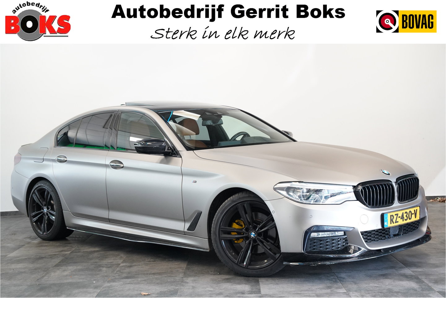 BMW 5 Serie 520i High Executive M-Sport  Wrapped Schuif/kantel-dak Leder