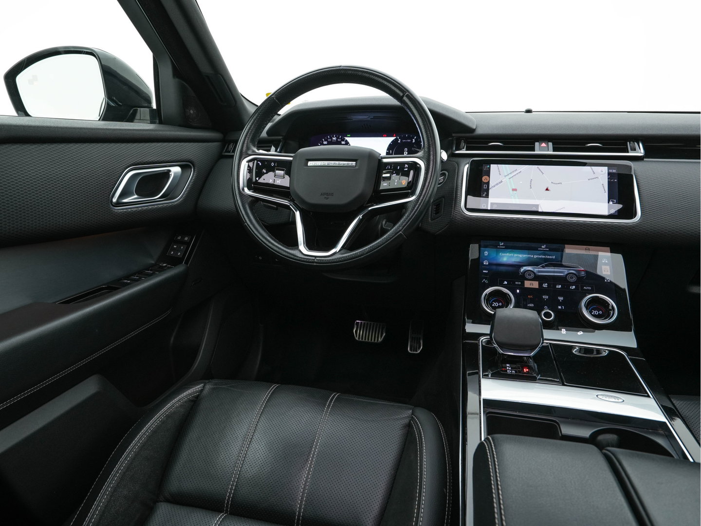 Land Rover Range Rover Velar 3.0 D300 R-Dynamic SE (INCL.BTW) Aut. *PANO | HEAD-UP | LEATHER-FABRIC | FULL-LED | MEMORY-PACK | BLIND-SPOT | DIGI-COCKPIT | CAMERA | KEYLESS | HEATED-COMFORTSEATS | PRIVACY-GLASS | SHIFTPADDLES | 22"ALU*