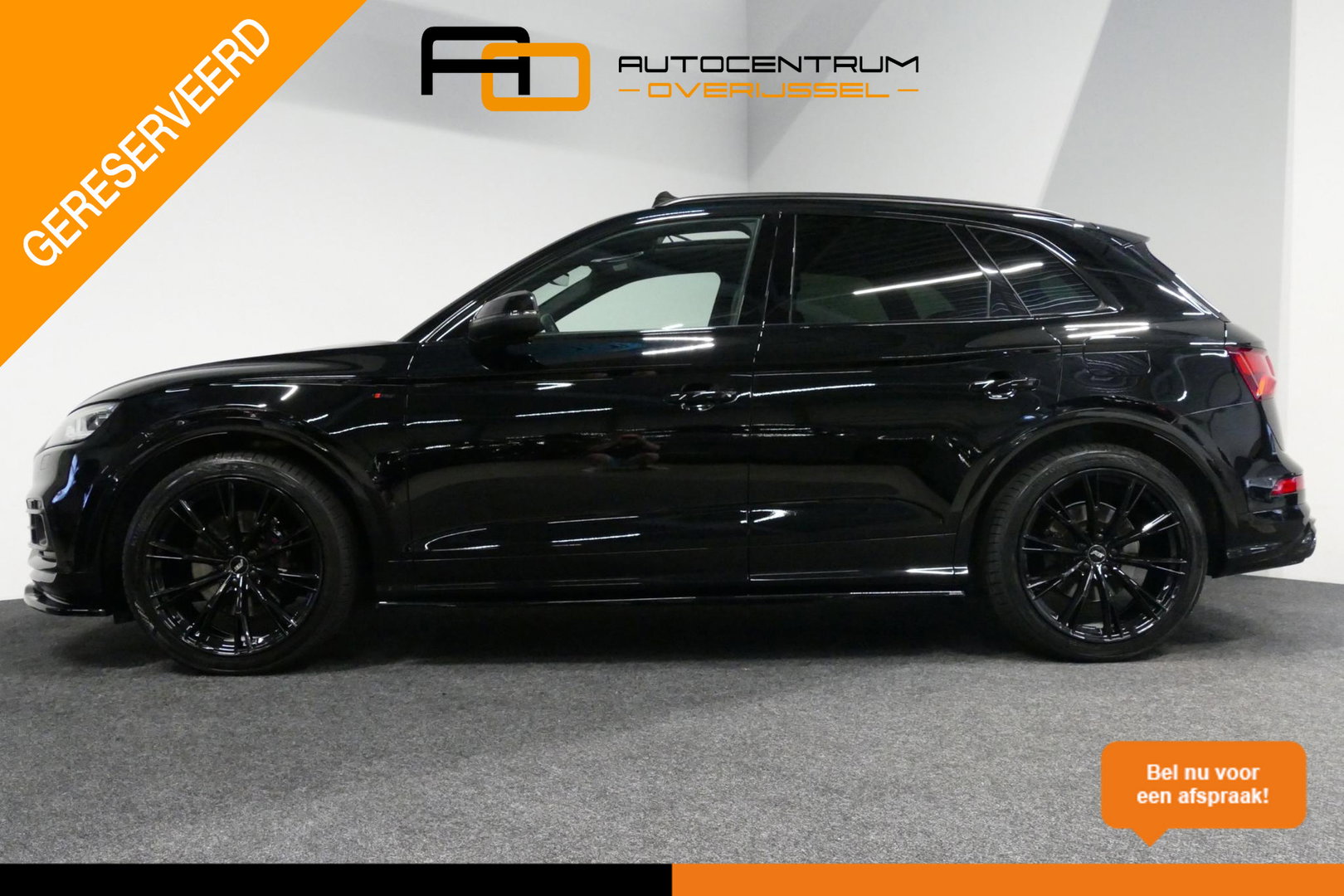 Audi Q5 55 TFSI e S edition / S Line / SQ5 Diffuser / Maxton Design Bodykit V.2 / Luchtvering / Panoramadak / Elektr. verstelbare voorstoelen (links met memory) / Matrix LED / Stoelverwarming / Apple Carplay - Android Auto / 21'' LMV / Dodehoekdetectie / Achterui