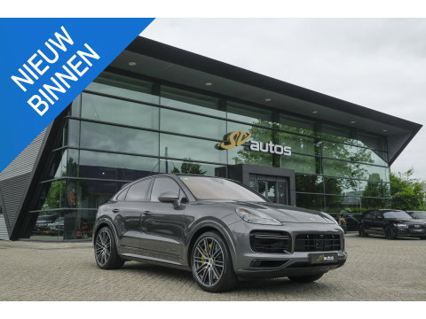 Porsche Cayenne Coupé 4.0 V8 Turbo S 680pk E-Hybrid Panoramadak 4-wielsturing Trekhaak PDCC BOMVOL 1e Eigenaar NLauto 22" LMV