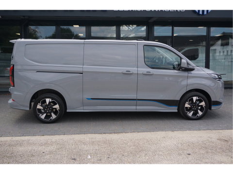 Ford Transit Custom 340L 218PK 71KWH Sport AUT Elektrisch Navi, ACC, 360° Cam, Matrix LED, B&O, 19" LM, 2x Schuifdeur!! NR. P01*