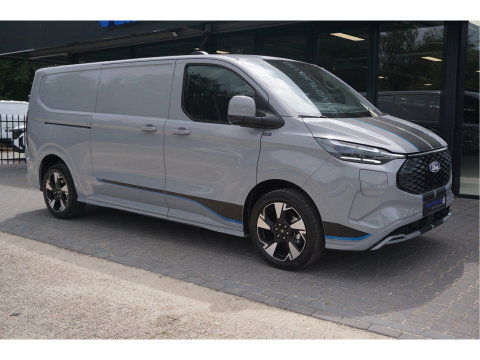 Ford Transit Custom 340L 218PK 71KWH Sport AUT Elektrisch Navi, ACC, 360° Cam, Matrix LED, B&O, 19" LM, 2x Schuifdeur!! NR. P01*