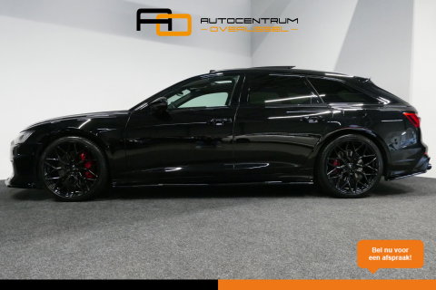 Audi A6 Avant 55 TFSI e quattro S Competition / RS6 Look / S Line / Maxton Design Bodykit V.2 / Panoramadak / Matrix LED / Stoelverwarming voor + achter / Apple Carplay - Android Auto / 21'' Vossen Look / Achteruitrijcamera / Dodehoek detectie / Audi Sound System