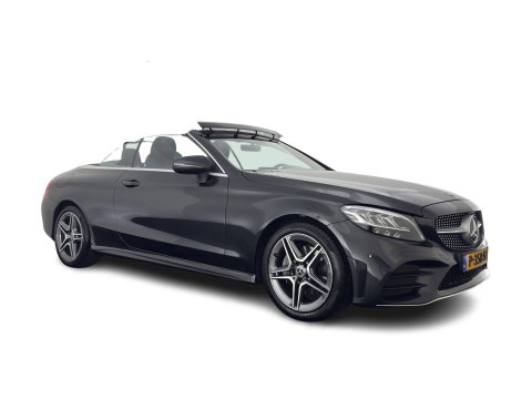 Mercedes-Benz C-Klasse Cabrio 200 AMG Line (INCL-BTW) Aut. *LEATHER-MICROFIBRE | FULL-LED | HEATED-SPORTSEATS | KEYLESS | AIRSCARF | NAVI-FULLMAP | DAB | CAMERA | AMBIENTLIGHT | AIRCAP | ECC | PDC | CRUISE | DRAFT-STOP | 18''ALU