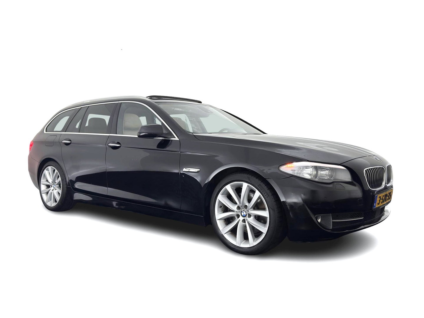 BMW 5 Serie Touring 530d High Executive Aut. *PANO | HEAD-UP | LEATHER | XENON | MEMORY-PACK | BLINDSPOT | HIFI-SOUND | NAVI-FULLMAP | CAMERA | HEATED-COMFORTSEATS | PRIVACY-GLASS | ECC | PDC | CRUISE | 17''ALU*