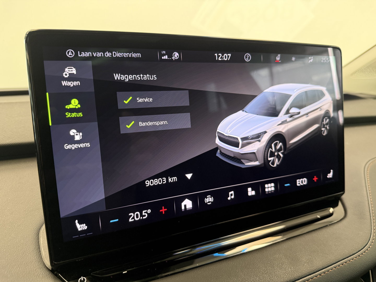 Škoda Enyaq iV 80 SOH 91% Panoramadak Trekhaak Wegklapbaar Warmtepomp 24 Maanden garantie* (Vraag naar de voorwaarden)