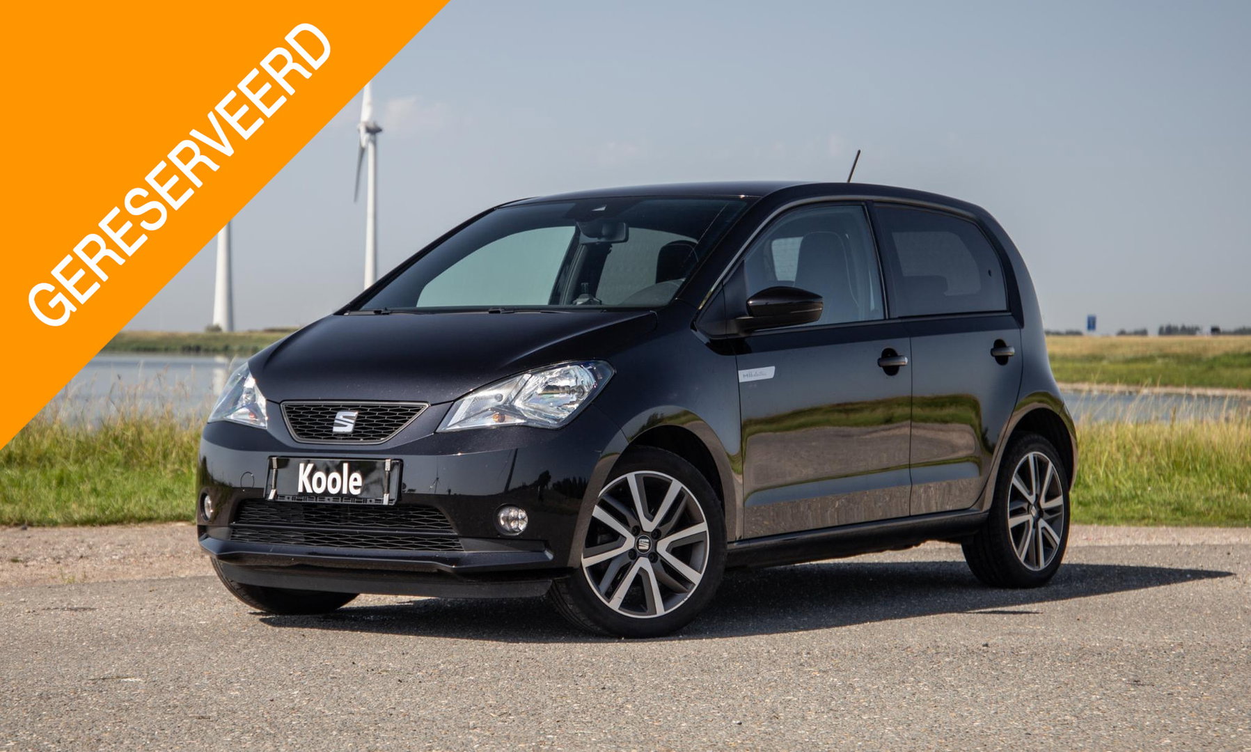 SEAT Mii Electric electric Plus STOEL VERWARMING / AIRCO / CRUISE CONTROLE / ZWART / AUTOMAAT