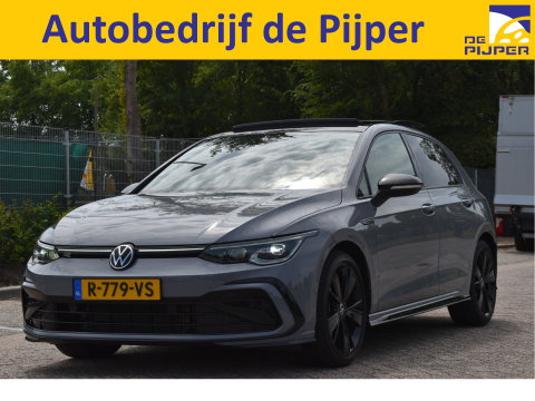 Volkswagen Golf 2.0 TSI 191 PK 3x R-Line Nardo Grey Winter pakket | Zéér netjes | Open dak | Keyless | Sfeerverlichting | Carplay | Stoel- & stuurverwarming | DAB