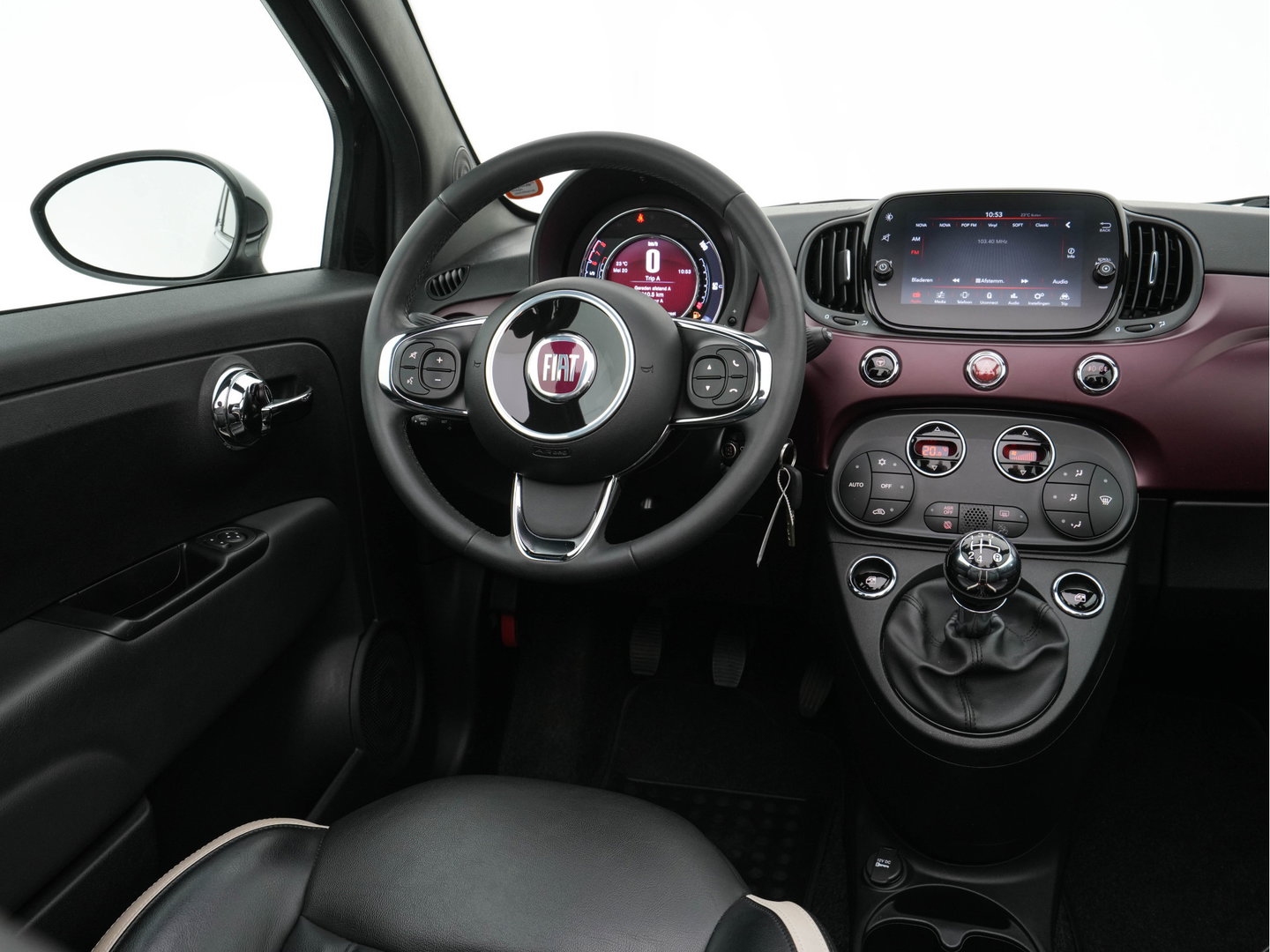 Fiat 500C 1.2 Star+ CABRIO | LEATHER | CRUISE | DIGI-COCKPIT | HEATED-CONTOURSEATS | PDC | ECC | U-CONNECT | 16"ALU*