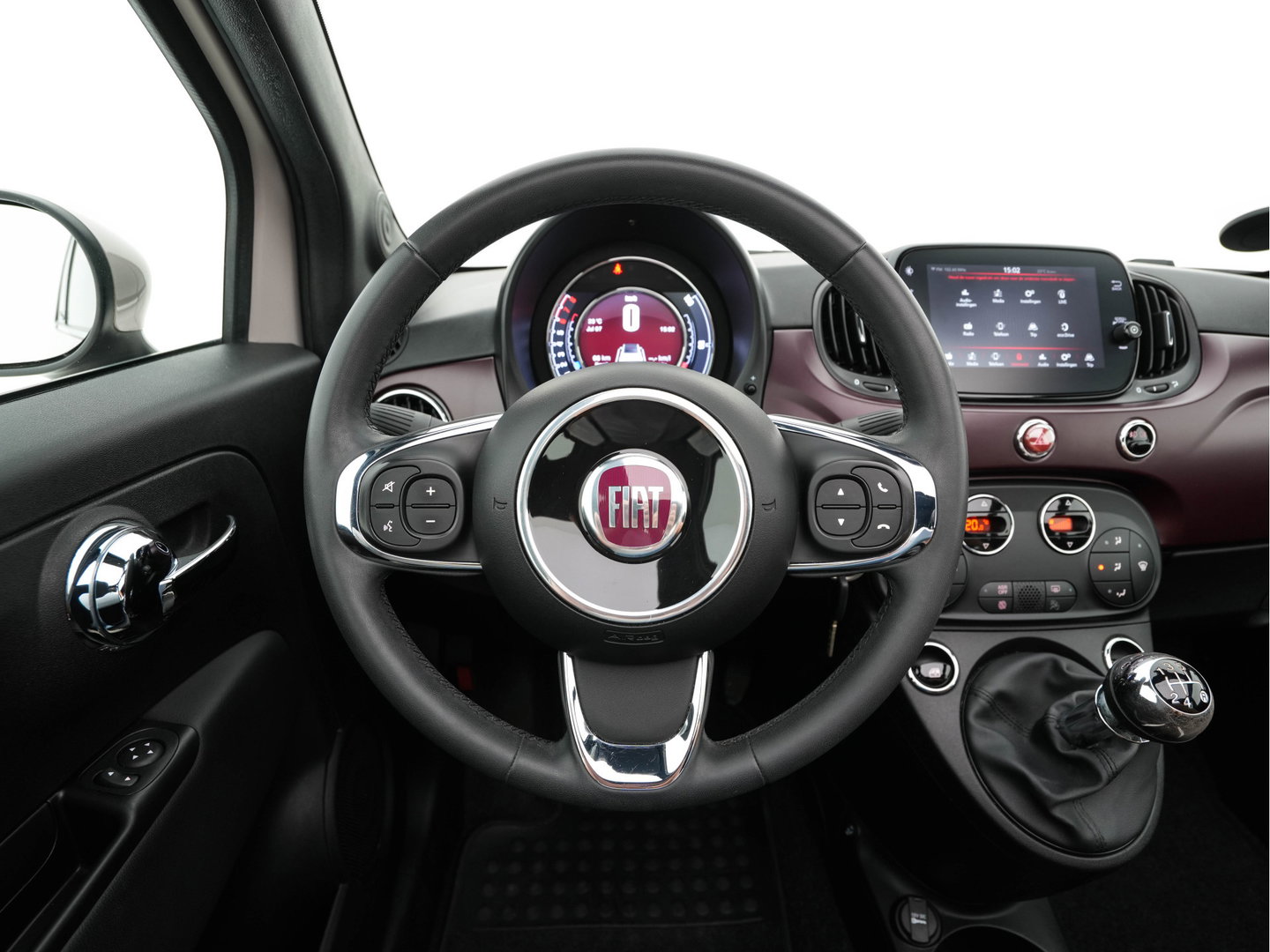 Fiat 500C 1.2 Star+ CABRIO | LEATHER | CRUISE | DIGI-COCKPIT | HEATED-CONTOURSEATS | PDC | ECC | U-CONNECT | ECC | 16"ALU*