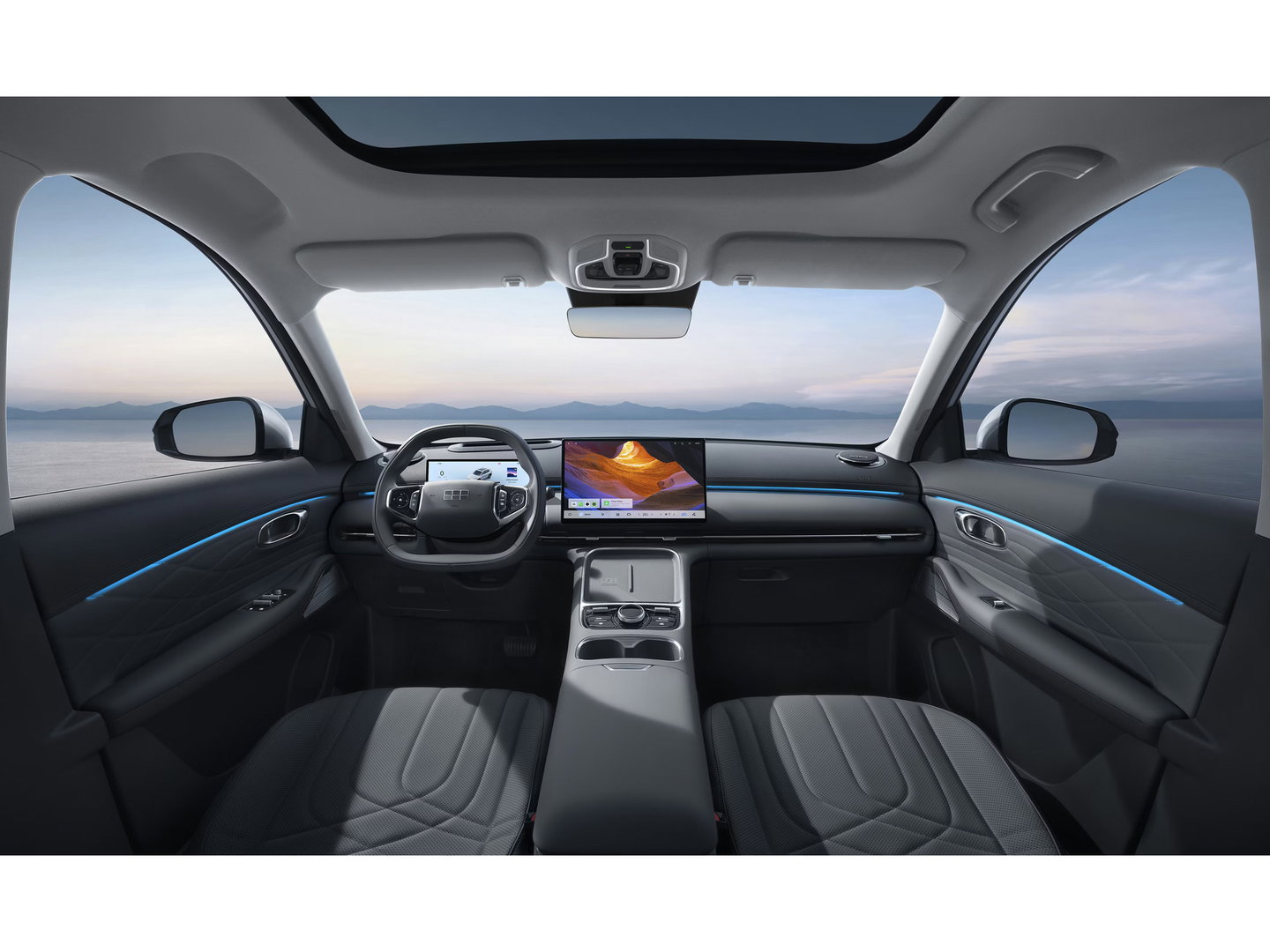 GEELY Starray EM-i 1.5 Max+ | 29.8 kWh | 136 WLTP | 60 KW snellaadvermogen | 19'' | Flyme | Massage | Pano | Stoelverw. + Ventilatie