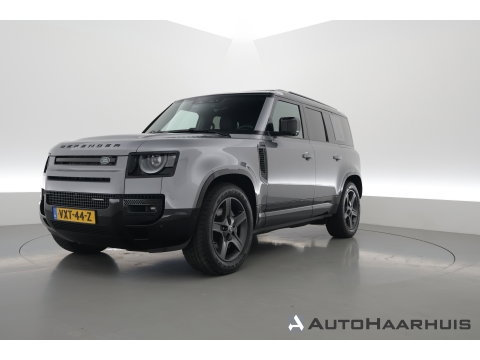 Land Rover Defender 3.0 D300 110 X-Dynamic - | 300 pk 6 cilinder Grijs Kenteken | Luchtvering | Leder+Memory | Dig. Cockpit | 360*+PDC | Meridian | Nav+App.Connect | Winterpack | V