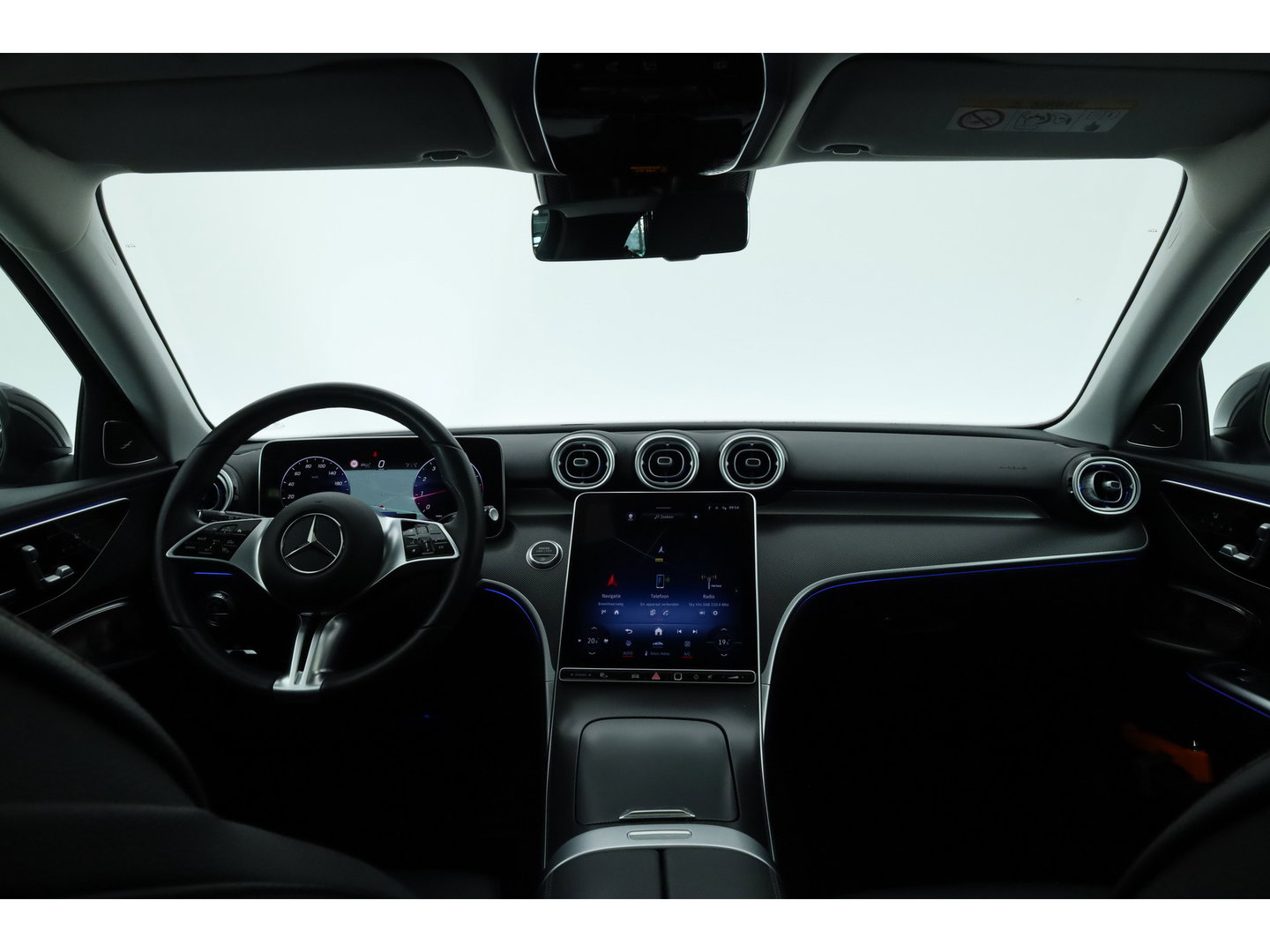 Mercedes-Benz C-Klasse Estate 180 Luxury Line | Pano | Elek. Trekhaak | 360cam | Leder | Memory seats | Burmester | Adapt. Cruise | Carplay