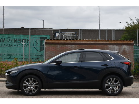 Mazda CX-30 2.0 e-SkyActiv-X M Hybrid Luxury 180 pk | NL-Auto | Open dak | HUD | BOSE | 360 gr.camera | Elekt.stoelen | Leder | Carplay | Full LED
