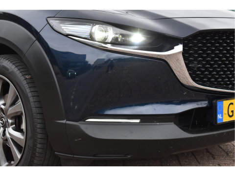 Mazda CX-30 2.0 e-SkyActiv-X M Hybrid Luxury 180 pk | NL-Auto | Open dak | HUD | BOSE | 360 gr.camera | Elekt.stoelen | Leder | Carplay | Full LED