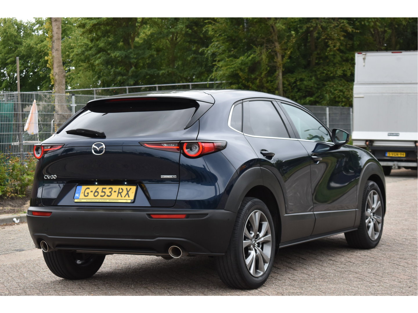 Mazda CX-30 2.0 e-SkyActiv-X M Hybrid Luxury 180 pk | NL-Auto | Open dak | HUD | BOSE | 360 gr.camera | Elekt.stoelen | Leder | Carplay | Full LED