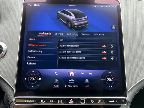 Mercedes-Benz EQE SUV 300 AMG Line 91 kWh|BTW|Pano|Massage|achteras besturing|Memory|HUD|Camera|Leder