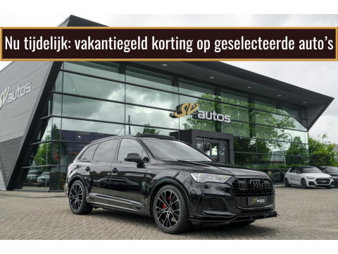 Audi Q7 60 TFSIe 455pk Competition Panoramadak RS-stoelen Trekhaak *SOH 87%* Laser led Softclose NLauto