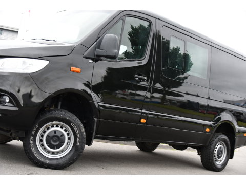 Mercedes-Benz Sprinter 319 V6 3.0 CDI L2H1 DC 4x4 PB Edtion Cruise, Carplay, 4Matic, 10,5'' Mbux, Automaat, Airco, Uniek!
