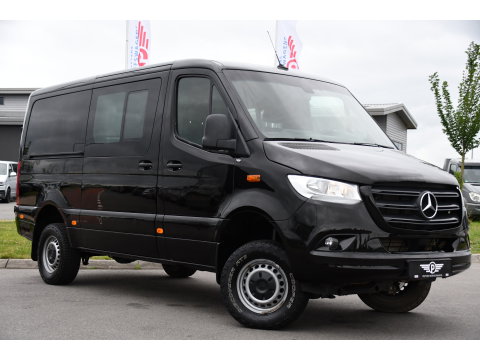 Mercedes-Benz Sprinter 319 V6 3.0 CDI L2H1 DC 4x4 PB Edtion Cruise, Carplay, 4Matic, 10,5'' Mbux, Automaat, Airco, Uniek!