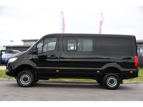 Mercedes-Benz Sprinter 319 V6 3.0 CDI L2H1 DC 4x4 PB Edtion Cruise, Carplay, 4Matic, 10,5'' Mbux, Automaat, Airco, Uniek!