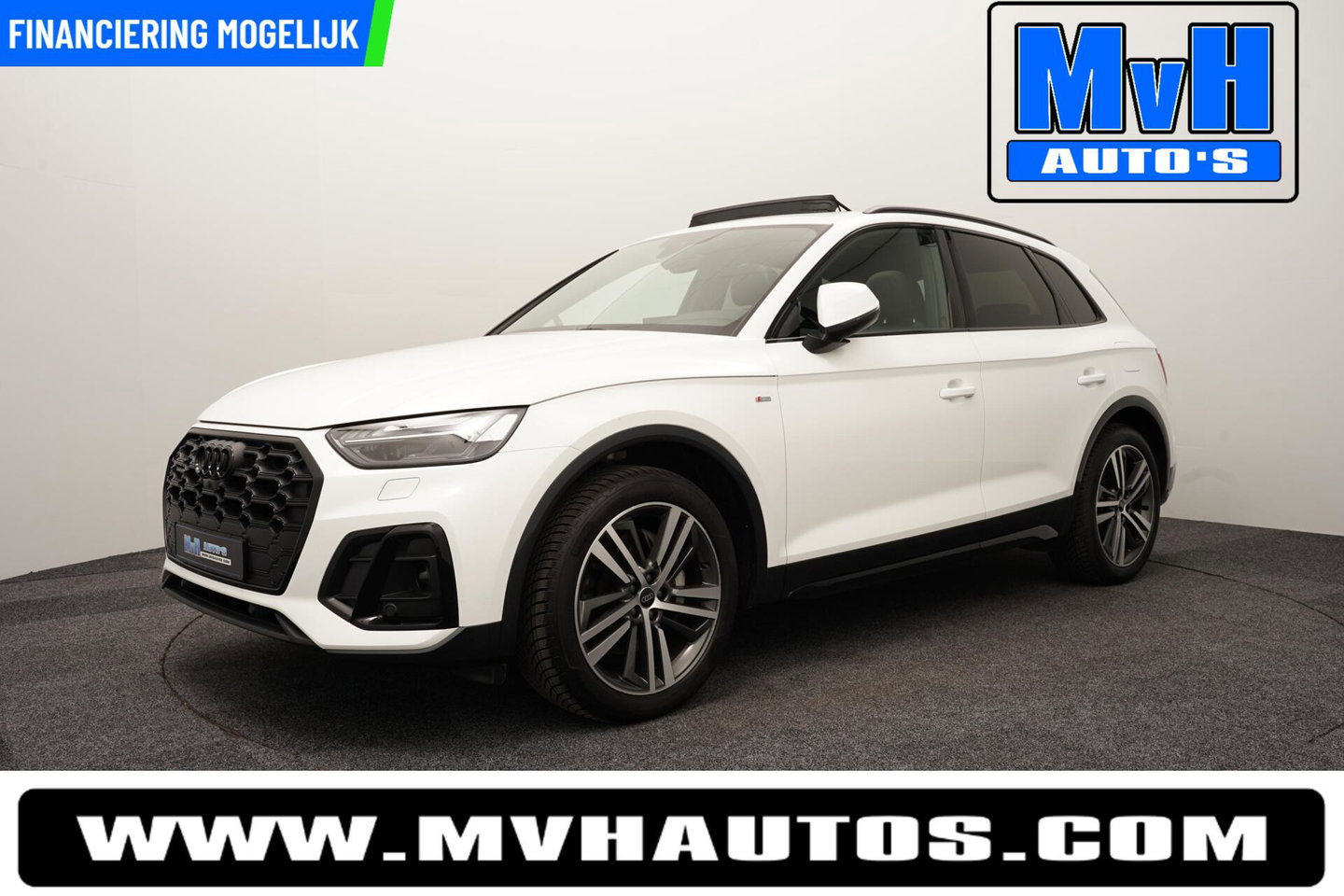 Audi Q5 50 TFSI e S Ed.|LUCHTVERING|RS-ZETELS|MATRIX|PANO|SOH86%
