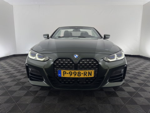 BMW 4 Serie Cabrio M440i xDrive High Executive (INCL-BTW) *HEAD-UP | LEATHER | LASER-LED | MEMORY-PACK | DIGI-COCKPIT | KEYLESS | HIFI-SOUND | SHIFTPADDLES | CAMERA | DAB | NAVI-FULLMAP | AMBIENT-LIGHT | TOWBAR | 19''ALU*