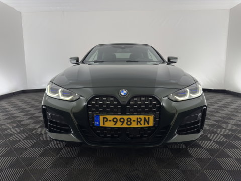 BMW 4 Serie Cabrio M440i xDrive High Executive (INCL-BTW) *HEAD-UP | LEATHER | LASER-LED | MEMORY-PACK | DIGI-COCKPIT | KEYLESS | HIFI-SOUND | SHIFTPADDLES | CAMERA | DAB | NAVI-FULLMAP | AMBIENT-LIGHT | TOWBAR | 19''ALU*