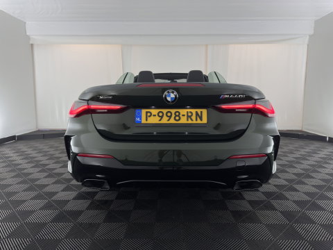 BMW 4 Serie Cabrio M440i xDrive High Executive (INCL-BTW) *HEAD-UP | LEATHER | LASER-LED | MEMORY-PACK | DIGI-COCKPIT | KEYLESS | HIFI-SOUND | SHIFTPADDLES | CAMERA | DAB | NAVI-FULLMAP | AMBIENT-LIGHT | TOWBAR | 19''ALU*