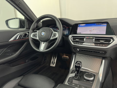 BMW 4 Serie Cabrio M440i xDrive High Executive (INCL-BTW) *HEAD-UP | LEATHER | LASER-LED | MEMORY-PACK | DIGI-COCKPIT | KEYLESS | HIFI-SOUND | SHIFTPADDLES | CAMERA | DAB | NAVI-FULLMAP | AMBIENT-LIGHT | TOWBAR | 19''ALU*