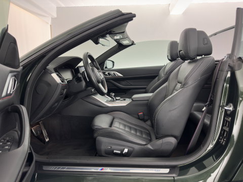 BMW 4 Serie Cabrio M440i xDrive High Executive (INCL-BTW) *HEAD-UP | LEATHER | LASER-LED | MEMORY-PACK | DIGI-COCKPIT | KEYLESS | HIFI-SOUND | SHIFTPADDLES | CAMERA | DAB | NAVI-FULLMAP | AMBIENT-LIGHT | TOWBAR | 19''ALU*