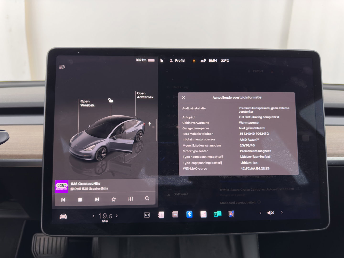 Tesla Model 3 Standard RWD Plus 60 kWh [3-Fase-11kW] {SoH-90%} (INCL-BTW) Aut. *HEATPUMP | PANO | AUTOPILOT | LEATHER | KEYLESS | FULL-LED | MEMORY-PACK | TOPVIEW | DAB | CARPLAY | DIGI-COCKPIT | LANE-ASSIST | HEATED-COMFORTSEATS | 19"ALU*