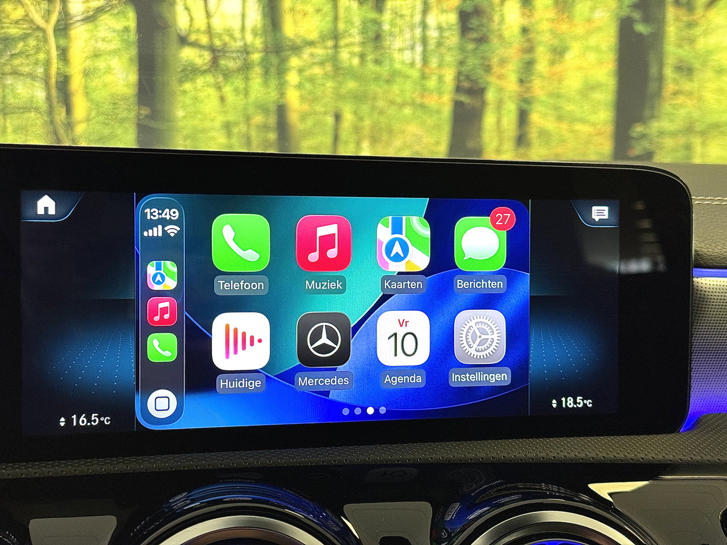 Mercedes-Benz A-Klasse 250 e Premium Plus | Grafietgrijs Mango | Burmester | Panorama dak | Head-Up Display | 360° Camera | Multibeam Led | Sfeerverlichting | Trekhaak | Apple Carplay | Android Auto |