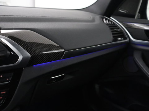 BMW X3 M Competition | Panoramadak | Head-Up | 360 Camera | Adaptive cruise | Leder | Achterbankverwarming | Carplay | Trekhaak | Sfeerverlichting | Harman/Kardon | Navigatie | Keyless | M Sportstoelen | 21'' velgen | Adaptief LED