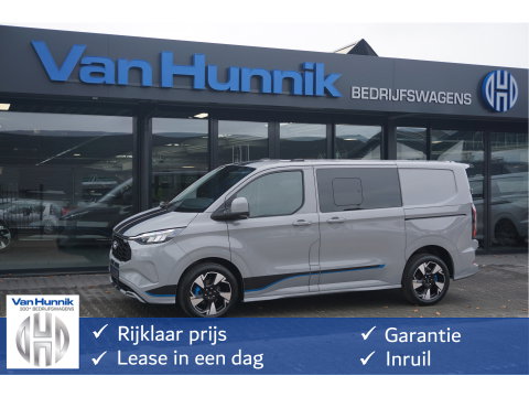 Ford Transit Custom 320S 2.5 PHEV Hybride 233PK DC Sport AUT Prijs incl BPM! Navi, ACC, 360° Cam, 19" LM, 2x Schuifdeur!! NR. B01*