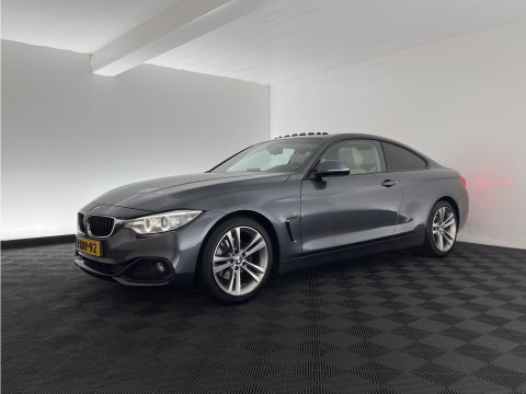 BMW 4 Serie Coupé 420d High Executive Aut. *PANO | LEATHER | XENON | HEATED-SPORTSEATS | NAVI-FULLMAP | PRIVACY-GLASS | ECC | PDC | CRUISE | 18''ALU*