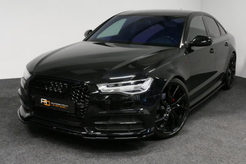 Audi A6 Limousine 1.8 TFSI ultra S line Edition / S6 look diffuser / Maxton Design Bodykit / Carbon stuurwiel / 21" LMV / Chameleon tint voorruit / Apple Carplay - Android Auto / Sfeerverlichting / Stoelverwarming / Cruise Control / LED koplampen / Grootlichtassi