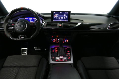 Audi A6 Limousine 1.8 TFSI ultra S line Edition / S6 look diffuser / Maxton Design Bodykit / Carbon stuurwiel / 21" LMV / Chameleon tint voorruit / Apple Carplay - Android Auto / Sfeerverlichting / Stoelverwarming / Cruise Control / LED koplampen / Grootlichtassi