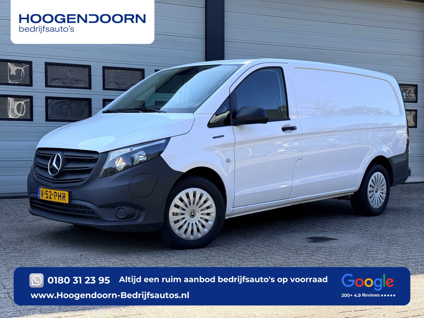 Mercedes-Benz eVito 66 kWh 261 km WLTP Snelladen - L2 Lang - Apple Carplay - Betimmerd