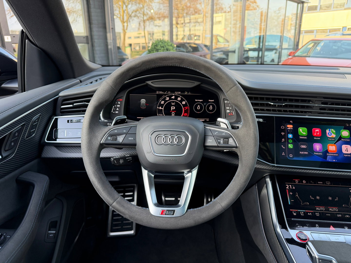 Audi RS Q8 4.0 TFSI RS Q8 quattro Performance Keramisch|Massage|B&O|Memory|640PK|Carbon|BTW