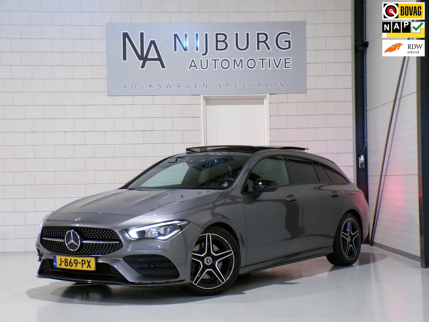 Mercedes-Benz CLA-Klasse Shooting Brake 200 AMG Advantage "Origineel NL!" Automaat! Pano Carplay Camera Led Leer/Alcantara