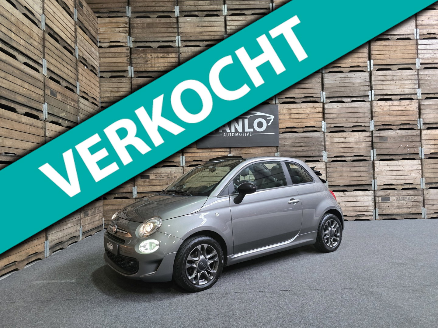 Fiat 500C 1.0 Hybrid Cabrio Sport Audio mistlampen cruise LM