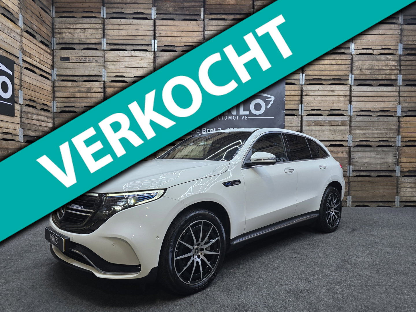 Mercedes-Benz EQC 400 4MATIC Business Solution AMG 80 kWh Navi Sfeerverlichting Camera 20"LM